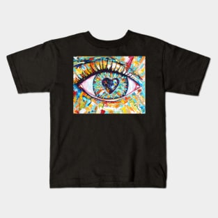 Picture of the eyes of love Kids T-Shirt